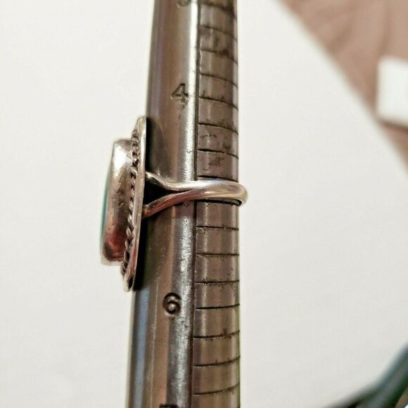 Navajo Vintage Turquoise Ring sz 5 - Picture 4 of 6